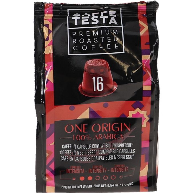 Caffe Testa Kahvikapselit One Origin intense 16kpl