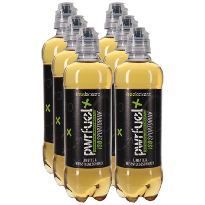 Freekickerz Iso Sportdrink Limette & Weisstee, 6er Pack (EINWEG) zzgl. Pfand