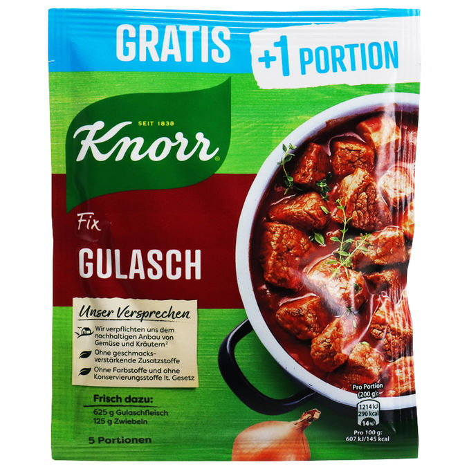 Fix Gulasch +1 Portion, 46g von Knorr Motatos