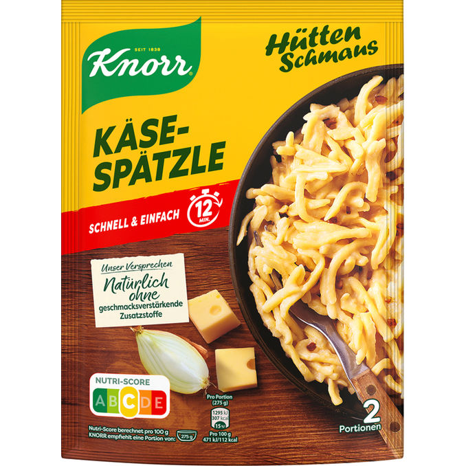 Knorr Hüttenschmaus Käsespätzle