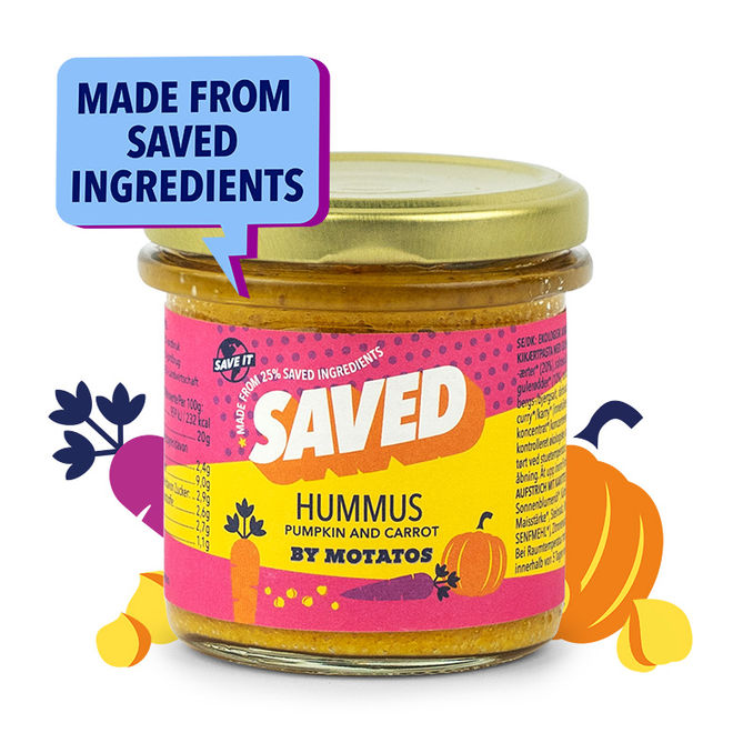 SAVED By Motatos Hummus - Pumpa & Morot