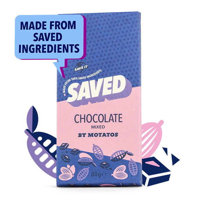 SAVED By Motatos Mix-Chokolade Suklaalevy