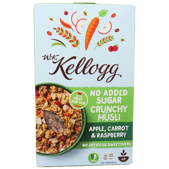 Kellogg's Crunchy Müsli Apple, Carrot & Raspberry