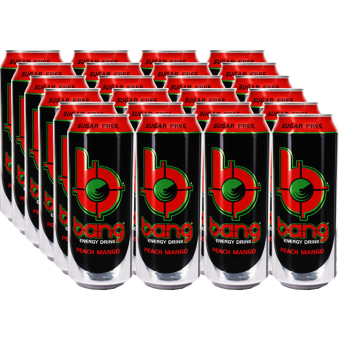 bang Peach Mango, 24er Pack (EINWEG) zzgl. Pfand