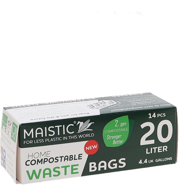 Maistic Affaldsposer komposterbare 20 L Økologiske