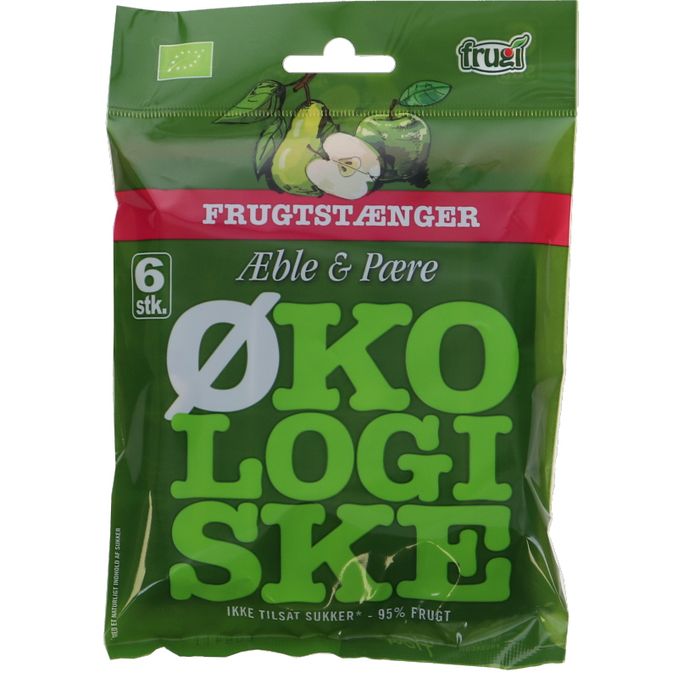 House of Denmark Frugi Frugtstænger Økologiske Æble & Pære uden tilsat sukker