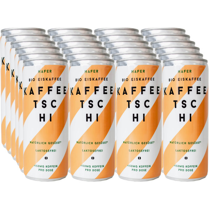 Kaffeetschi BIO Hafer Eiskaffee, 24er Pack (EINWEG) zzgl. Pfand