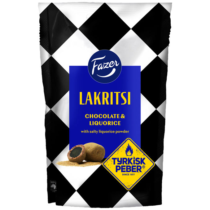 Fazer Lakrits Choco Tyrkisk Peber