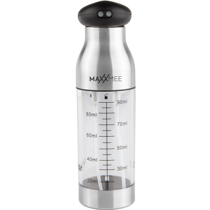 MAXXMEE Sprühflasche Essig & Öl (Edelstahl/schwarz)