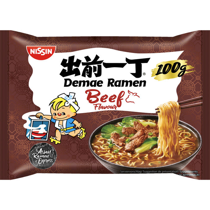 Nissin Instant Nudler Oksekødssmag