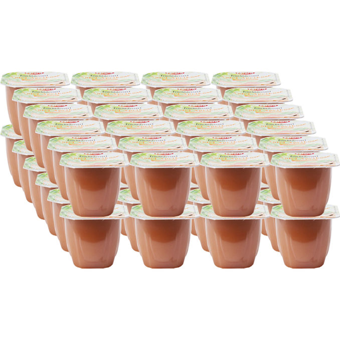 Favorit Fruchtdessert Apfel & Aprikose, 48er Pack