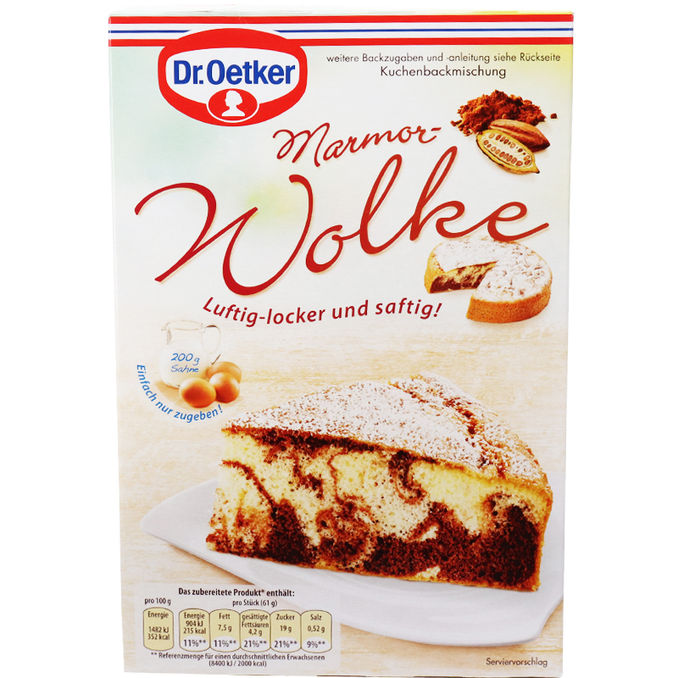 Dr. Oetker Marmor-Wolke Backmischung