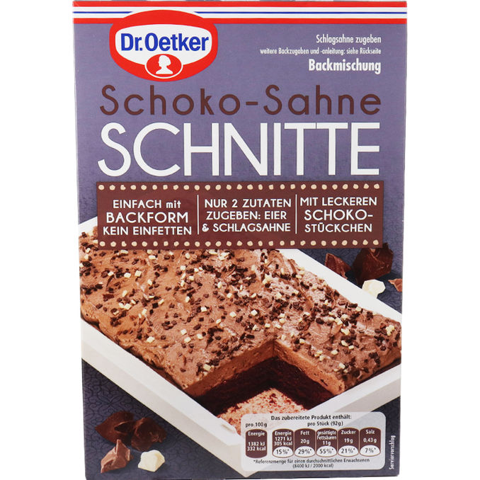 Dr. Oetker Schoko-Sahne Schnitte