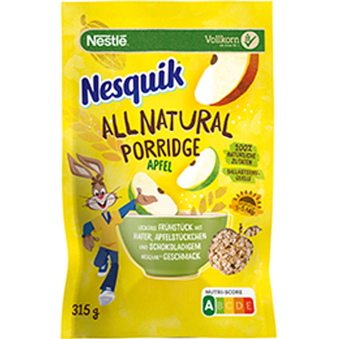 Nesquik All Natural Porridge Apfel