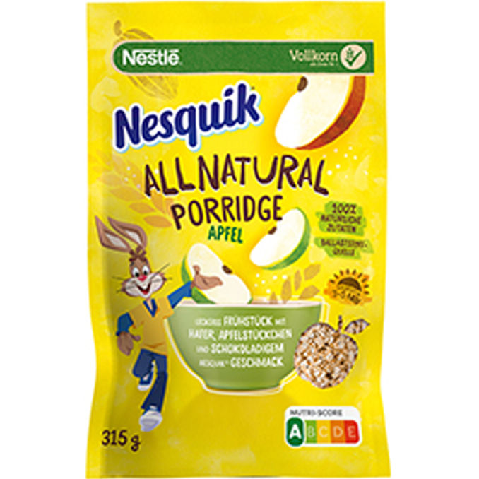 Nesquik All Natural Porridge Apfel