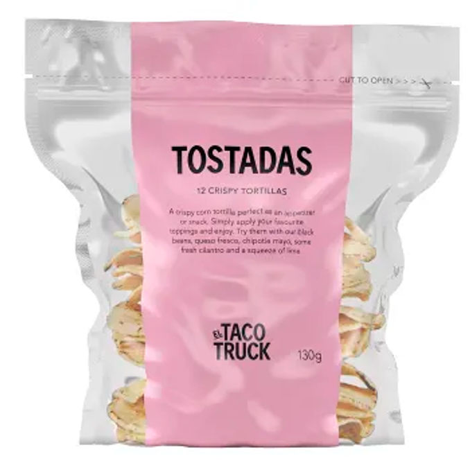 El Taco Truck Tostades Friteeratut Maissitortillat