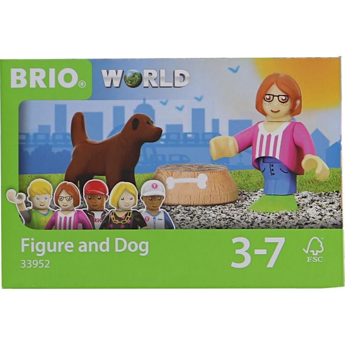 BRIO Brio Figur med hund 