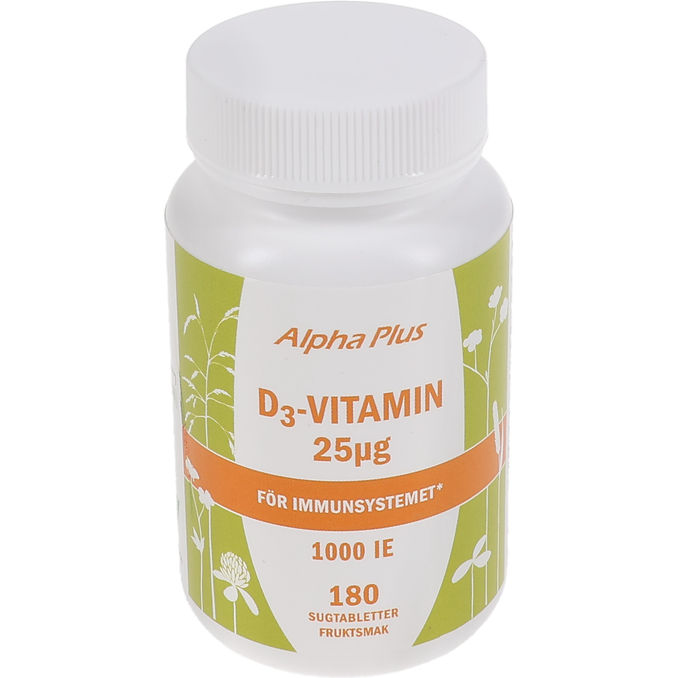 Alpha Plus D3 Vitamin 180 stk