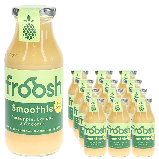 12-pak Froosh Smoothie Pinapple, banana & coconut