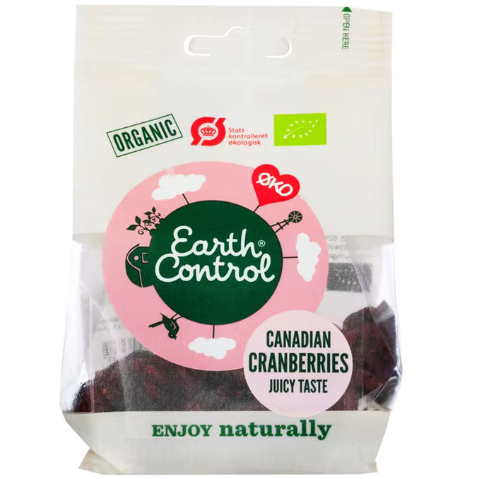 EARTH EAR EC Cranberries Organic 80g