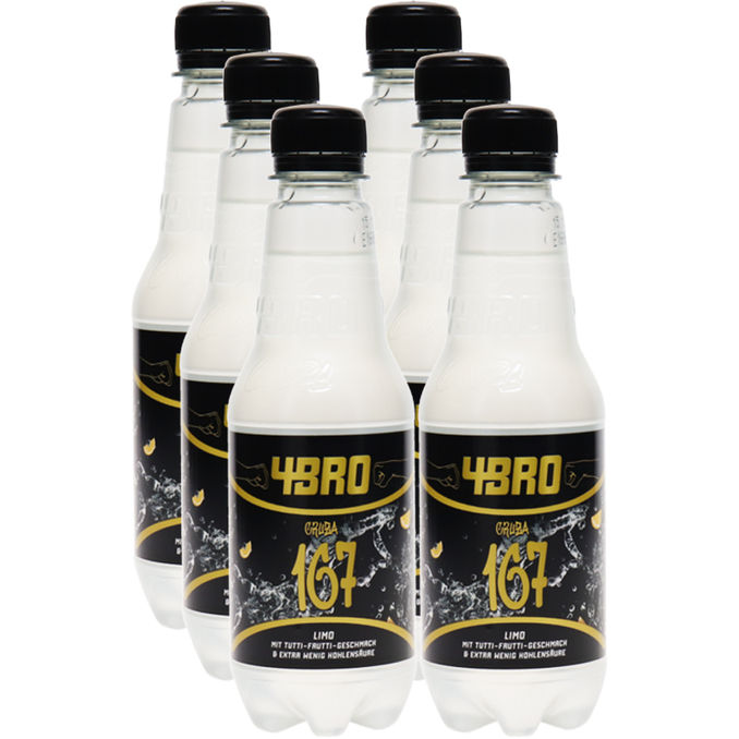 4Bro Erfrischungsgetränk Gooza Cruza, 6er Pack (EINWEG) zzgl. Pfand