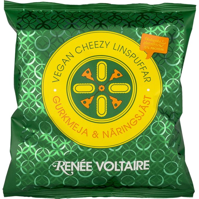 Renée Voltaire Vegaaniset Linssisnacksit Kurkuma & Ravintohiiva