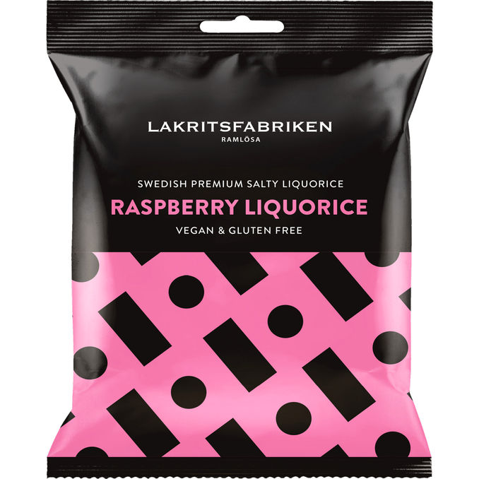 Lakritsfabriken Salty Raspberry Licorice