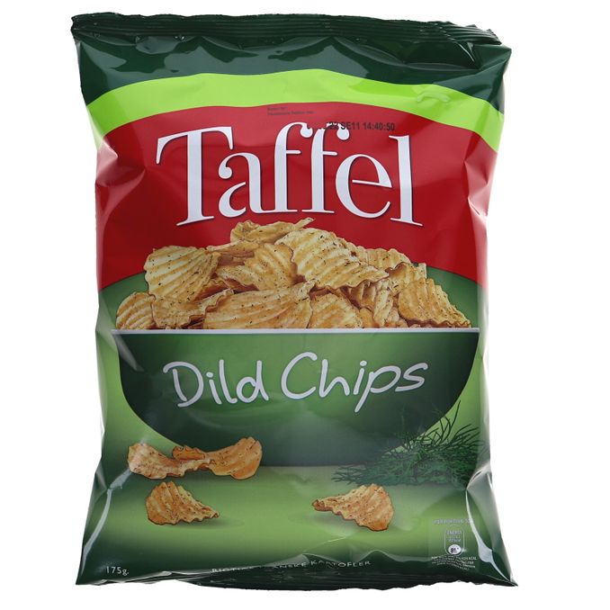 Taffel Dill Chips Med Skönhetsfläckar