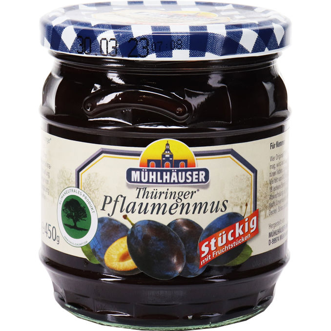 Mühlhäuser Pflaumenmus stückig