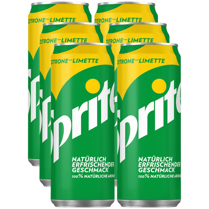 Sprite, 6er Pack (EINWEG) zzgl. Pfand