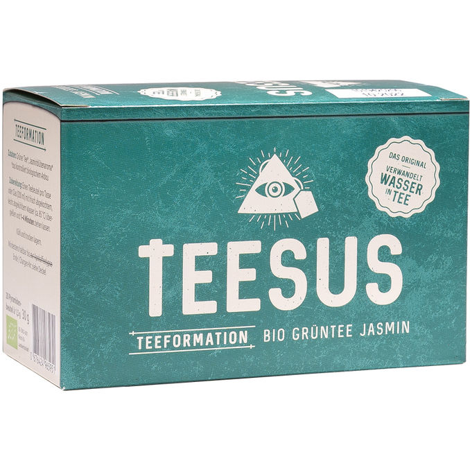 Teesus BIO Grüntee Teeformation 