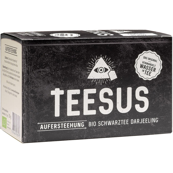 Teesus BIO Schwarztee Aufersteehung 