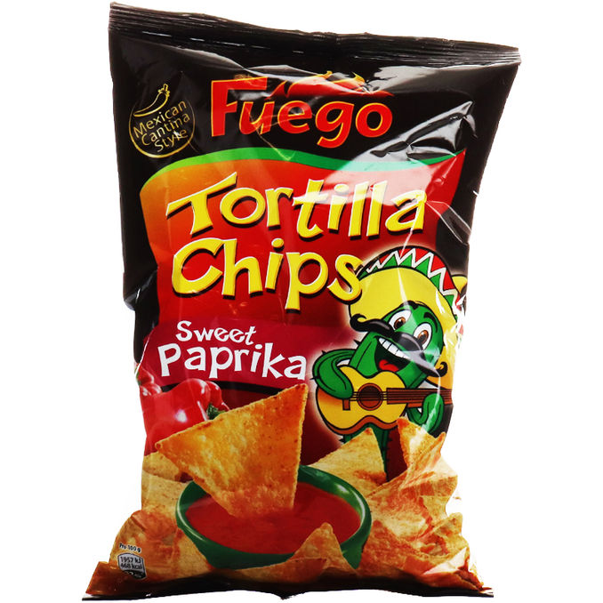Tortilla Chips Sweet Paprika, 150g von Fuego Motatos