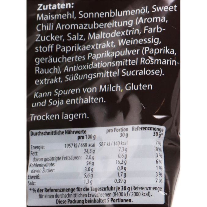 Tortilla Chips Sweet Paprika, 150g von Fuego Motatos