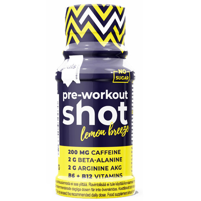 Puls Nutrition Pre-Workout Shot Citron