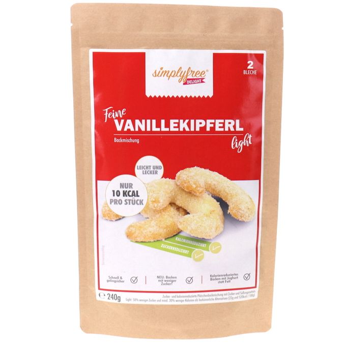 simplyfree Backmischung Vanillekipferl light