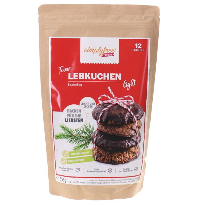 simplyfree Backmischung Lebkuchen light