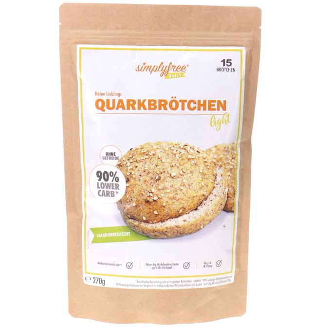 simplyfree Backmischung Quarkbrötchen Low Carb