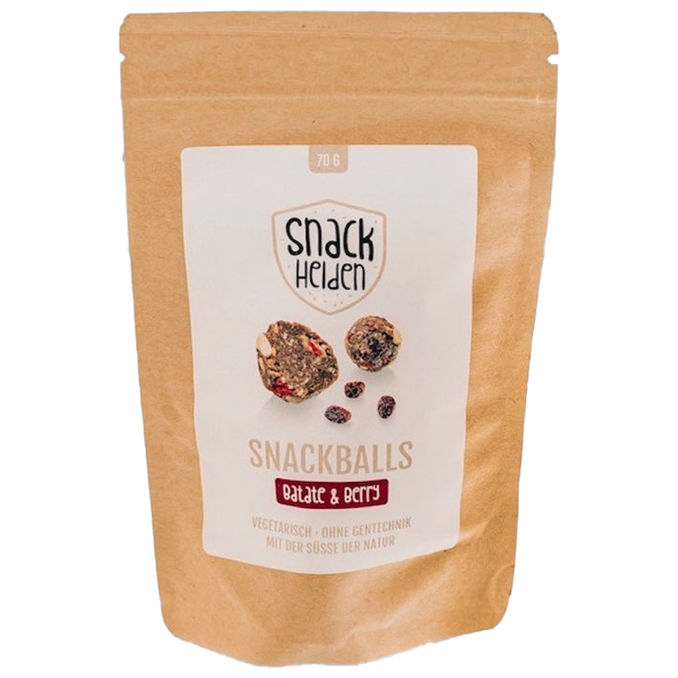 Snackhelden Snackballs Hazelnut & Berry