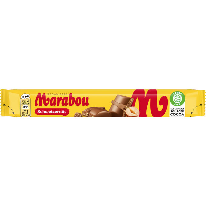 Marabou Schweizernöt Mjölkchoklad Rulle