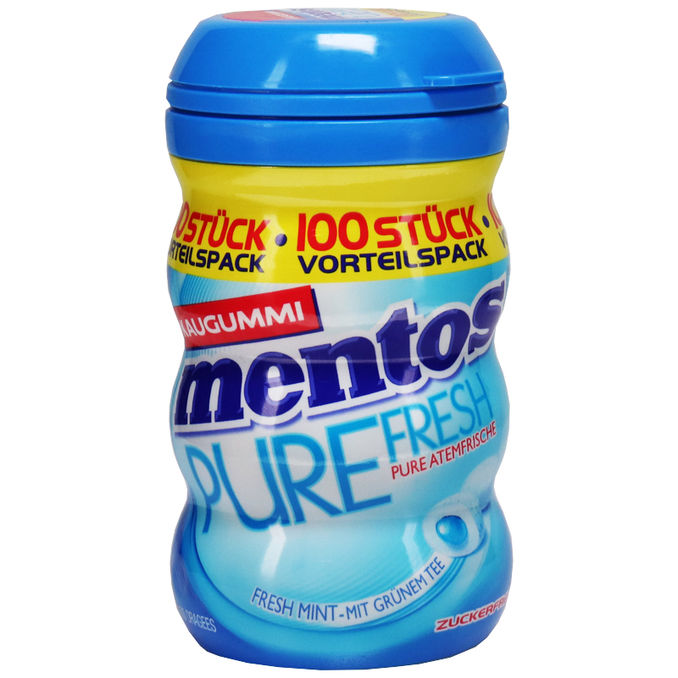 Mentos Pure Fresh Kaugummi, 100er Dose