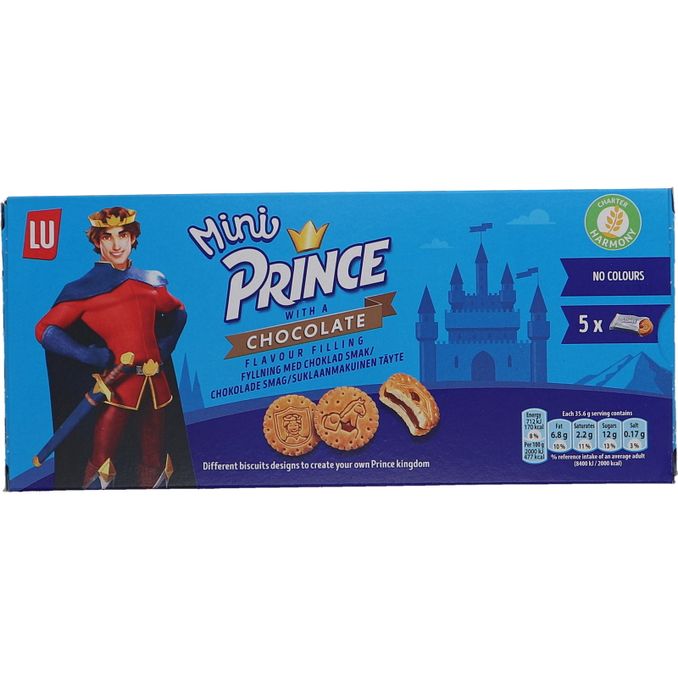 LU Prince Mini Chokolade kiks m. Fuldkorn