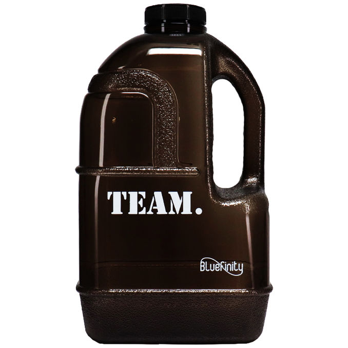 Bluefinity Trinkflasche TEAM. Schwarz (3,9L)