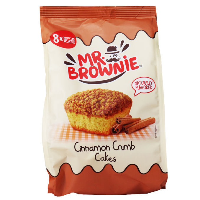 Mr. Brownie Cinnamon Crumb Cakes, 8er Pack