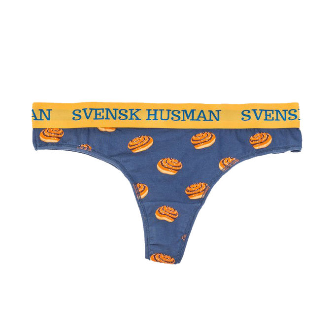 Svensk husman Stringtrosa Kanelbulle Stl M