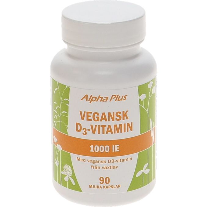 Alpha Plus D3-vitaminer Vegansk 