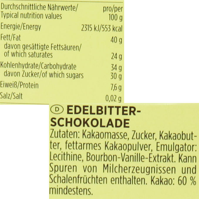Feodora Oster-Täfelchen Edelbitter in Hasenform, 8er Pack