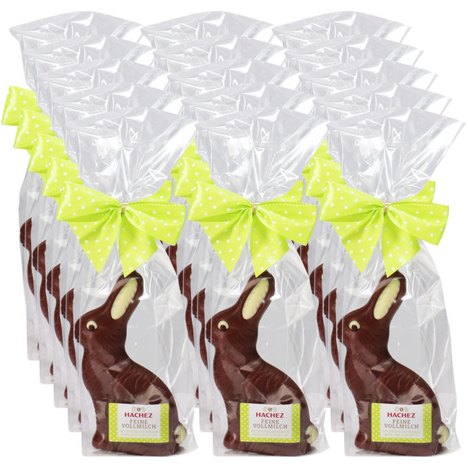 Hachez Osterhase Feine Vollmilch, 15er Pack