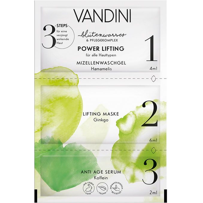VANDINI 3-Step Gesichtspflege Power Lifting