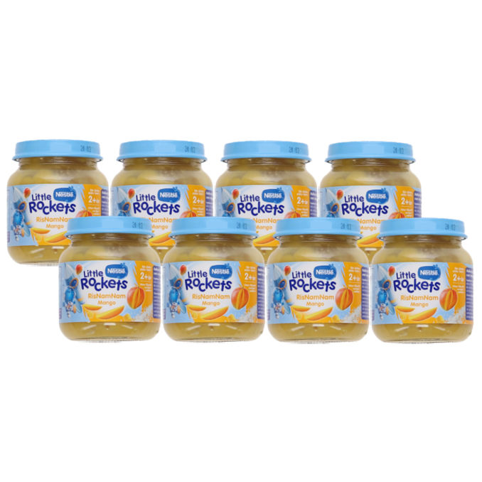 Nestlé Barnmat Mango Ris 8-pack